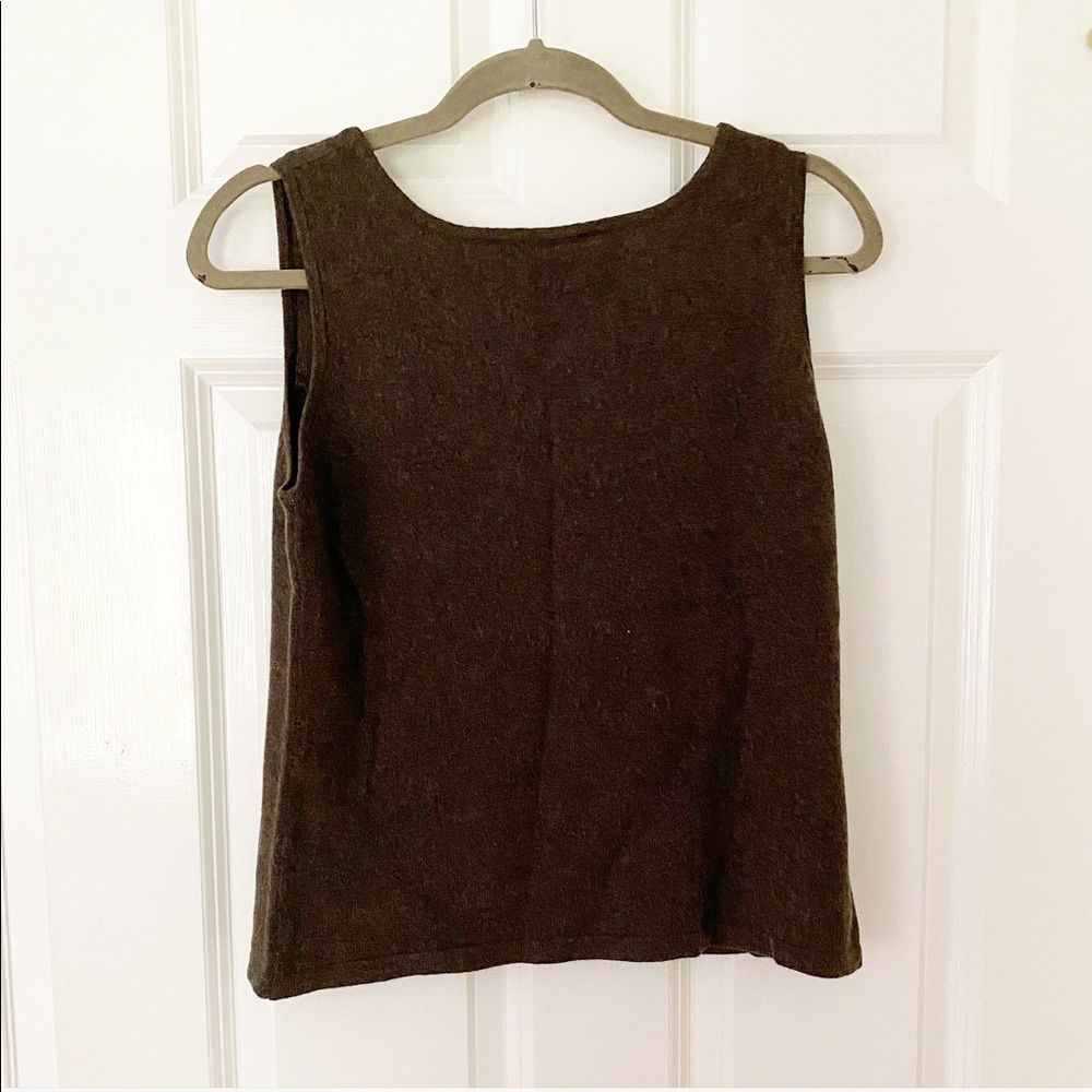 COUNTRY ROAD Cashmere Sleeveless Sweater - Picture 2 of 3